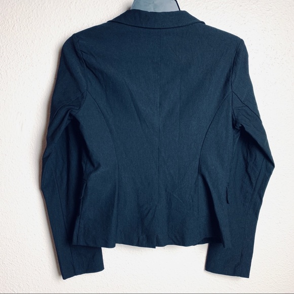 Papaya black stretch one-button Blazer Sz S/M juniors fitted business casual - Picture 4 of 16